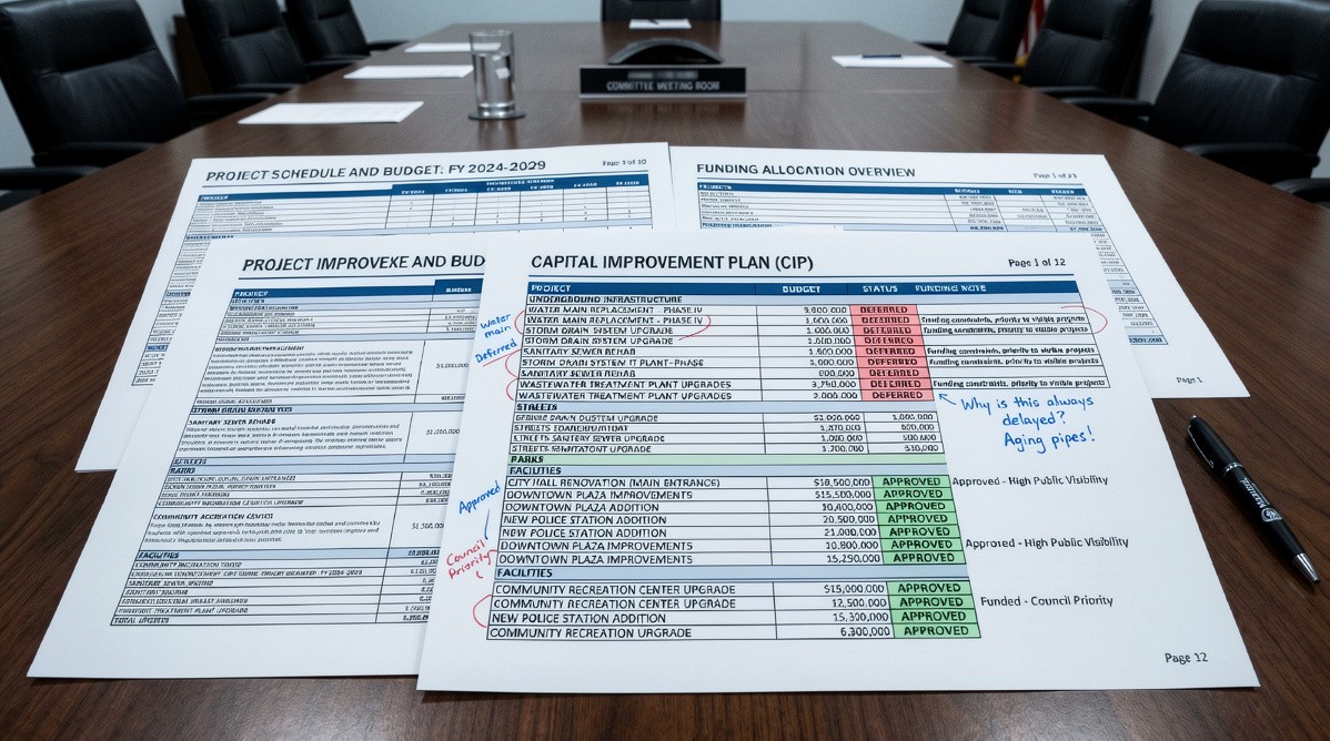 Capital Ranking Failure in Municipal Prioritization